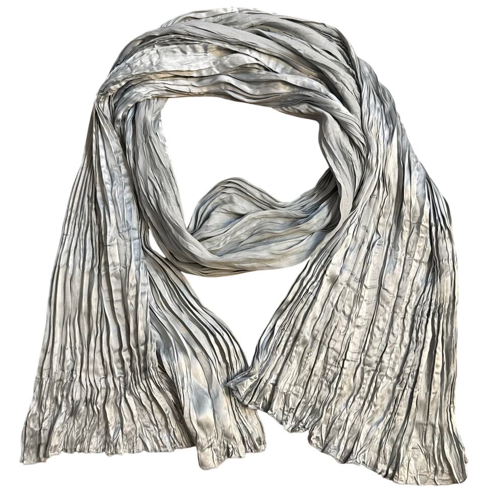 Victoria's Secret 100% Silk Scarf Vintage Y2K 2000s Style Crinkle Lightweight